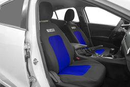 Set hoezen voor zittingen Sparco Sport Zwart/Blauw