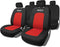 Set hoezen voor zittingen Sparco Sport Zwart/Rood