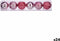 Set kerstballen Roze Plastic Ø 8 cm (24 Stuks)