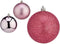 Set kerstballen Roze Plastic Ø 8 cm (24 Stuks)