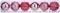 Set kerstballen Roze Plastic Ø 8 cm (24 Stuks)