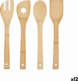 Set Keukengerei Bamboe (12 Stuks)