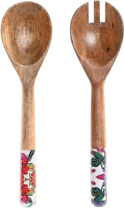 Set Keukengerei DKD Home Decor 6 x 2 x 32 cm 7 x 2 x 28 cm Mangohout