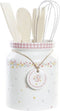 Set Keukengerei DKD Home Decor Blommor MDF Dolomite (1 L) (12 x 12 x 22 cm)