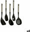 Set Keukengerei Zwart Plastic 8,5 x 35 x 20,5 cm (6 Stuks)