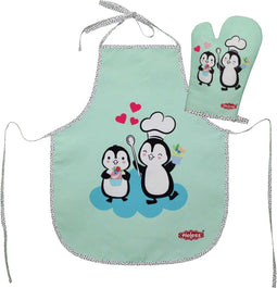 Set Kinderschort en Ovenwant Pinguin