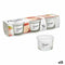 Set Lunchboxen 200 ml Transparant Glas Polypropyleen (12 Stuks)