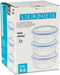 Set Lunchboxen Hermetisch Blauw Transparant Plastic 800 ml 15,5 x 7,5 x 15,5 cm (8 Stuks)