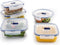 Set Lunchboxen Luminarc Pure Box Active (5 pcs) Tweekleurig Glas 43 x 32 x 18 cm (5 Stuks)