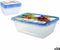 Set Lunchboxen Privilege 49787 Rechthoekig 750 ml 18 x 12 x 6 cm (24 Stuks) (9 pcs)