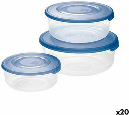 Set Lunchboxen Tontarelli Family Rond 3 Onderdelen (20 Stuks)