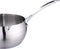 Set Met 5 Steelpannen 12/14/16/18/20 Cm Hoogwaardig Roestvrij Staal - Ook inductie.