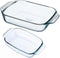 Set met ovenschalen Pyrex Classic Borosilicaatglas (2 pcs)