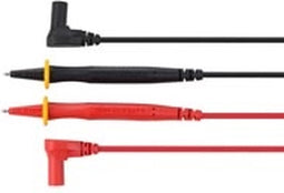 Set Met Pvc Meetsnoeren - Cat Iii 600 V - 10 A - 18 Awg - Lengte 70 Cm