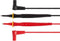 Set Met Pvc Meetsnoeren - Cat Iii 600 V - 12 A - 18 Awg - Lengte 70 Cm