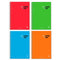 Set notitieboekjes Pacsa Superblock Extra 4 Onderdelen Multicolour A4 120 Lakens