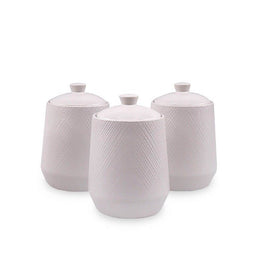 Set of 3-piece containers. Maestro MR-20002-03CS White