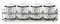 Set of 5-piece containers. Maestro MR-20001-04?S black