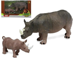 Set of Wild Animals Rhinoceros (2 pcs)