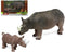 Set of Wild Animals Rhinoceros (2 pcs)