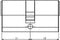 Set S2 veiligheidsprofielcilinders S6 SKG 2, dubbele cilinder, combinatiematen 2x 30/45 + 1x 30/30 (set van 3 gelijksluitend)