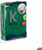Set schuursponsjes Groen Schuurvezel 11,3 X 15,7 X 0,5 cm (22 Stuks)