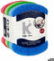 Set schuursponsjes Multicolour Schuurvezel 7 X 10 X 2,5 cm (20 Stuks)