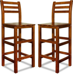 Set van 2 - Acacia - Houte - Barkrukken