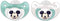 Set van 2 anatomische Mickey Disney fopspenen +6 maanden