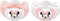 Set van 2 anatomische Minnie Disney fopspenen +6 maanden