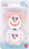 Set van 2 anatomische Minnie Disney fopspenen +6 maanden