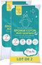 Set van 2 anti-mijt babymatrasbeschermers - 70x140 cm - Waterdicht Alese - 100% katoenen lus - Absorberend - oeko Tex
