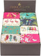 Set van 2 bewaarblikjes Giraffe - Blik - Rechthoek - 11,5 x 8 x 2,5 cm - Sara Miller London