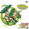 Set van 2 Dinosaurussen Colorbaby 21 x 14 x 9,5 cm gearticuleerd Werpt Projectielen 4 Stuks Dinosaur