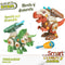 Set van 2 Dinosaurussen Colorbaby 21 x 14 x 9,5 cm gearticuleerd Werpt Projectielen 4 Stuks Dinosaur