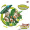 Set van 2 Dinosaurussen Colorbaby 21 x 14 x 9,5 cm gearticuleerd Werpt Projectielen 4 Stuks Dinosaur
