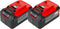 Set van 2 EINHELL 18V Power X-Change batterijen - 5.2Ah - Twinpack