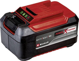 Set van 2 EINHELL 18V Power X-Change batterijen - 5.2Ah - Twinpack