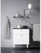 Set van 2 handdoeken - LOVELY HOME - 2 Douchelakens 70 x 140 cm - Lichtgrijs