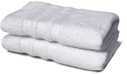 Set van 2 handdoeken - LOVELY HOME - 2 Douchelakens 70 x 140 cm - Wit