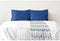 Set van 2 kussenslopen - HOME LINGE PASSION - 50 x 70 cm - Blauw