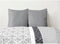 Set van 2 kussenslopen - HOME LINGE PASSION - 50 x 70 cm - Lichtgrijs