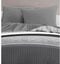 Set van 2 kussenslopen - HOME LINGE PASSION - 63 x 63 cm - Antracietgrijs