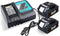 Set van 2 Makita 18V 5.0Ah Vervangende Accu's met DC18RC Oplader