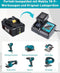 Set van 2 Makita 18V 5.0Ah Vervangende Accu's met DC18RC Oplader