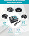 Set van 2 Makita 18V 5.0Ah Vervangende Accu's met DC18RC Oplader