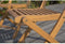 Set van 2 opklapbare tuinstoelen in FSC eucalyptus - 57 x 46.5 x 90 cm