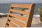 Set van 2 opklapbare tuinstoelen in FSC eucalyptus - 57 x 46.5 x 90 cm