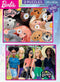 Set van 2 Puzzels Barbie 100 Onderdelen