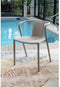 Set van 2 tuinstoelen - CITY GARDEN - DIEGO-FT - Zand - Stapelbaar